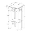 Monarch Specialties - 3279 Table D'Appoint - 28 po H/Blanc/Metal Blanc-CHOISISSEZ EN TOUTE CONFIANCE - Monarch Specialties est un chef de file du mobilier et de la decoration interieure, developpant des produits qui offrent une valeur et un style exceptionnels depuis plus de 50 ans; votre achat sera bien emballe pour la protection et pour faciliter la livraison en temps opportun