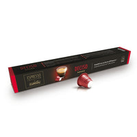 Caffitaly - Deciso, Nespresso Compatible Capsules - Paquet de 60-Un mélange de Robusta provenant d’Asie qui a un fort caractère distinct:  adouci avec de l’arabica pour améliorer ses qualités aromatiques