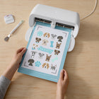 Cricut - Ensemble d'autocollants imperméables 8,5" x 11" - Blanc - Paquet de 6-5
