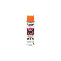Rust-OleumMD – Peinture de marquage inversée à base d’eau, orange fluorescent, 17 oz (203036)-Type de contenant : Canette aérosol