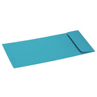 JAM Paper Enveloppes à ouv. au sommet papier recyclé couleur vive avec ferm. gommée, 4 3/4 x 11 po, bleu, 100/pqt-Fermeture : Gomme
