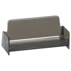 Staples - Porte cartes d'affaires, fumé-Construction en plastique fumé