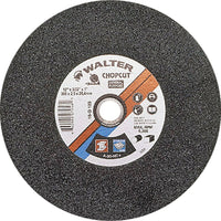 Walter Surface Technologies - Meule À Tronçonner Pour Scie De Découpage Chopcut, 12po x 3/32po, Type 1, 5200 Tr/Min, paquet de 6-Dimension de l'arbre 1po
