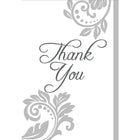 Millbrook Studios – Cartes de souhaits et enveloppes, Thank You, 5 3/8 x 7 3/4 po, 18/paquet (06816)-Imprimé sur du papier cartonné non couché