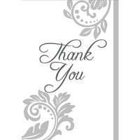 Millbrook Studios – Cartes de souhaits et enveloppes, Thank You, 5 3/8 x 7 3/4 po, 18/paquet (06816)-Imprimé sur du papier cartonné non couché