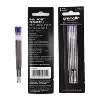 Gry Mattr − Recharge pour stylo à bille − bleu − paquet de 2-Encre bleue
