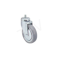 Colson – Roulette zinguée, diamètre de roue : 4 po (102 mm), largeur : 1 1/4 po (31,8 mm), tige : filetée, 2/paquet (48406)-Diamètre de roue : 4 po (102 mm)