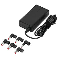 Targus – Chargeur mince CA universel pour portatif, 90 W, noir -Idéal comme second adaptateur ou remplacement