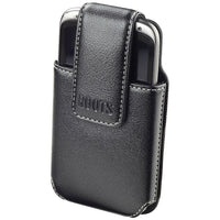 Roots - Étui-pochette universel pour téléphone intelligent, très grand, cuir noir-Compatible avec iPhone 6 Plus et Samsung Galaxy Note 5
