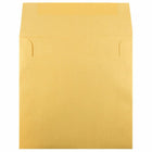 JAM Paper Enveloppes Stardream à fini métallisé, doré, 8,5 x 8,5 po, 50/paquet-Intérieur vierge où écrire un mot personnalisé