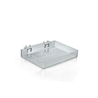 Azar Displays – Plateau ouvert de 9,5 pouces de largeur pour panneau perforé/rainuré, 2/paquet (225541)-Présentoirs de comptoir