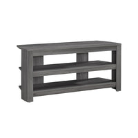 Monarch Specialties - 2566 Meuble Tv - 42 po L/En Coin Gris-Longueur de 42 po