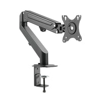 Uplite - Support de bureau à ressort à gaz pour moniteur unique, entièrement réglable, jusqu'à 32", noir-Le support de moniteur unique s'adapte à la plupart des écrans jusqu'à 27 po