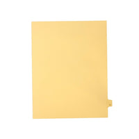 Mark Maker – Onglets séparateurs juridiques beiges, 1/26 onglets, format lettre, sans trous, lettre X, 25/paquet-Onglets séparateurs beiges, 1/26 onglets
