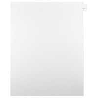 Mark Maker – Onglets séparateurs juridiques blancs, 1/25 onglets, format lettre, sans trous, numéro 1, 25/paquet-Onglets séparateurs blancs, 1/25 onglets