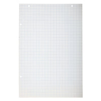 North American Paper Inc. - Bloc pour chevalet - 22 po x 34 po - carré 1 po - RBBR - 96 feuilles-96 feuilles