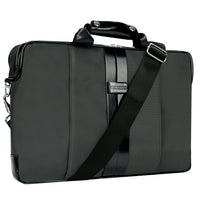 Vangoddy sac à bandoulière pour ordinateur portable 13,3 po, grise et noir-Matière nylon rembourrée. Conçu pour emporter tous vos essentiels de bureau pret à partir