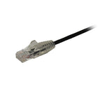 StarTech - Câble Ethernet Cat 6, 6', Noir (N6PAT6BKS)-Répond à la norme ANSI/TIA-568-C,2 pour les performances des cordons de brassage