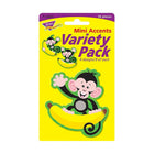 Trend Enterprises 3" DieCut Monkeys and Bananas Mini Accents-Les packs de variétés Mini Accents prennent en charge les activités d'apprentissage telles que la création de motifs, le séquençage et le regroupement.