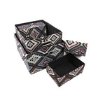 Paniers de rangement violet, rouge, bleu, blanc-1