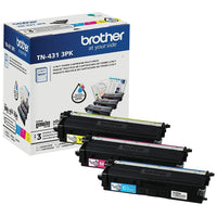 Brother TN431 Standard Yield Colour Toner Cartridges, 3 Pack-Produit des documents en couleur professionnels, riches et éclatants