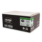 DuraPlus - Sacs à ordures - LLDPE - 35 po x 50 po - Fort - Noir - Paquet de 125 -Résistance : Fort