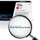 HP – Cartouche de toner LaserJet magenta 131A (CF213A)-Rendement de la cartouche (approximativement) : 1 800 pages