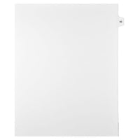 Mark Maker – Onglets séparateurs juridiques blancs, 1/15 onglets, format lettre, sans trous, numéro 92, 25/paquet-Onglets séparateurs blancs, 1/15 onglets