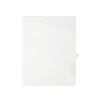 Mark Maker – Onglets séparateurs juridiques blancs, 1/15 onglets, format lettre, sans trous, lettre X, 25/paquet-Onglets séparateurs blancs, 1/15 onglets
