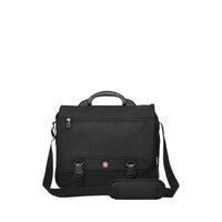Swiss Gear - Sac messager pour portatif de 15,6 po, noir-600d Polytex