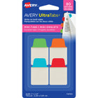 Avery - Onglets Ultra, 1 po x 1,5 po, couleurs primaires, paq./80 (74763)-Mini-onglets