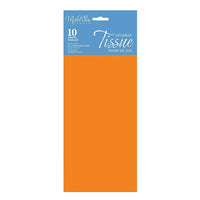 MillBrook Papier de soie, Orange, 10 feuilles par paquet, caisse de 12 (93029)-Papier de soie