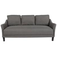 Flash Furniture - Canapé capitonné Asti, gris foncé-Style contemporain