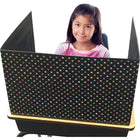 Teacher Created Resources - Écran de confidentialité pour salle de classe Chalkboard Brights, paquet de 2 (TCR20763)-Panneau central : 22"W x 16"H, panneaux latéraux : 14"W x 16"H, assemblé : 22"W x 16"H x 14"P