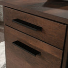 Sauder - La Collection Briarbrook Caisson mobile à 2 tiroirs - Finition Barrel Oak-Roulettes, dont deux avec freins, pour la mobilité dans le bureau.