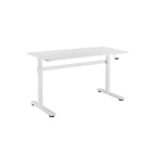 Uplite  Hauteur Réglable Style Bureau à Domicile Assis Debout - Blanc-CRÉEZ UNE POSITION ACTIVE INSTANTANÉE - Passez de la position assise à la position debout en tournant une poignée avec ce poste de travail actif complet offrant des angles de vision confortables et des hauteurs utilisateur personnalisées.