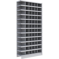 Metalware – Étagère sans boulons RK272, 13 tablettes, 36 x 18 x 76 po, gris pâle-Système de tablettes réglables offrant un espace de rangement solide, mais économique qui convient à vos besoins