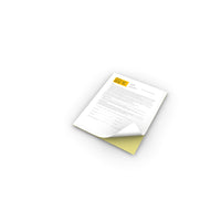 Xerox - Papier autocopiant 2 épaisseurs Revolution - 20 lb. - 8,5 po x 11 po - Blanc/Canari - 2 rames/boîte - Paquet de 2500-Idéal pour les devis, les factures, les formulaires, les règlements et les contrats