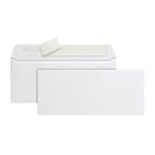 Staples - Enveloppes QuickStrip pour imprimantes laser/jet d'encre, 4 1/8 po x 9 1/2 po, bte/100-Rabat carré  