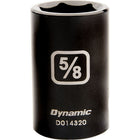 Dynamic Tools – Douille pour clé à choc, 6 pans SAE, longueur standard de 1/2 po, à prise de 1 1/4 po-Taille : 1 1/4 po
