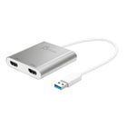 J5Create Adaptateur USB 3.0 à Double HDMI multi-moniteur-Adaptateur USB 3.0 Type-A male à double HDMI multi moniteur