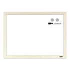 Tableau effacable a sec magnetique avec cadre fini bois Quartet, 24 po x 36 po, assortis (6447416032)-Tableau effacable a sec en acier peint magnetique, ideal pour les personnes a la recherche de solutions tendance et a la mode pour decorer les chambres et le salon.