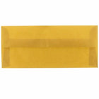 JAM Paper Enveloppes commerciales #10 - 4 1/8" x 9 1/2" - Vélin translucide doré - Paquet de 25-Couleur : Or Translucide