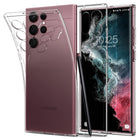 Spigen - Crystal Flex pour Samsung Galaxy S22 Ultra 5G_6.8 po -Cristal Clair-Clair comme de l'eau de roche
