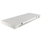 Kiera Grace - Tablette flottante Stockholm Aberg avec lumière à DEL - blanc, 24 po, fini mat-Alimentation par piles: l'étagère en bois est livrée avec une lumière alimentée par 3 piles AA (non incluses). Facile à utiliser, touchez simplement le centre de la lumière pour l'allumer, appuyez à nouveau pour l'éteindre