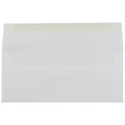JAM Paper Enveloppes livret Strathmore papier vergé avec fermeture gommée, 4 1/8 x 9 1/2 po, blanc brillant, 1000/pqt-Taille : Nº 10, 4 1/8 x 9 1/2 po