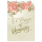 Rosedale – Cartes de sympathie et enveloppes, A Prayer of Sympathy, 5 1/2 x 8 po, 12/paquet (17558)-Imprimé sur papier cartonné non couché de haute qualité