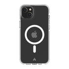 AXS - PROShield Plus etui transparent compatible avec MagSafe teste contre les chutes pour Apple iPhone 14 Max, Givre-Coins renforces subtils absorbant les chocs