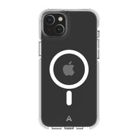 AXS - PROShield Plus etui transparent compatible avec MagSafe teste contre les chutes pour Apple iPhone 14 Max, Givre-Coins renforces subtils absorbant les chocs