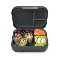 Bentgo - Boîte à lunch moderne à 4 compartiments - Gris foncé-4 compartiments pratiques parfaitement proportionnés pour répondre à l'appétit des adultes